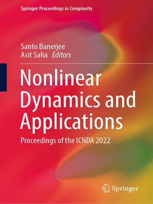 cover image of Nonlinear Dynamics and Applications
